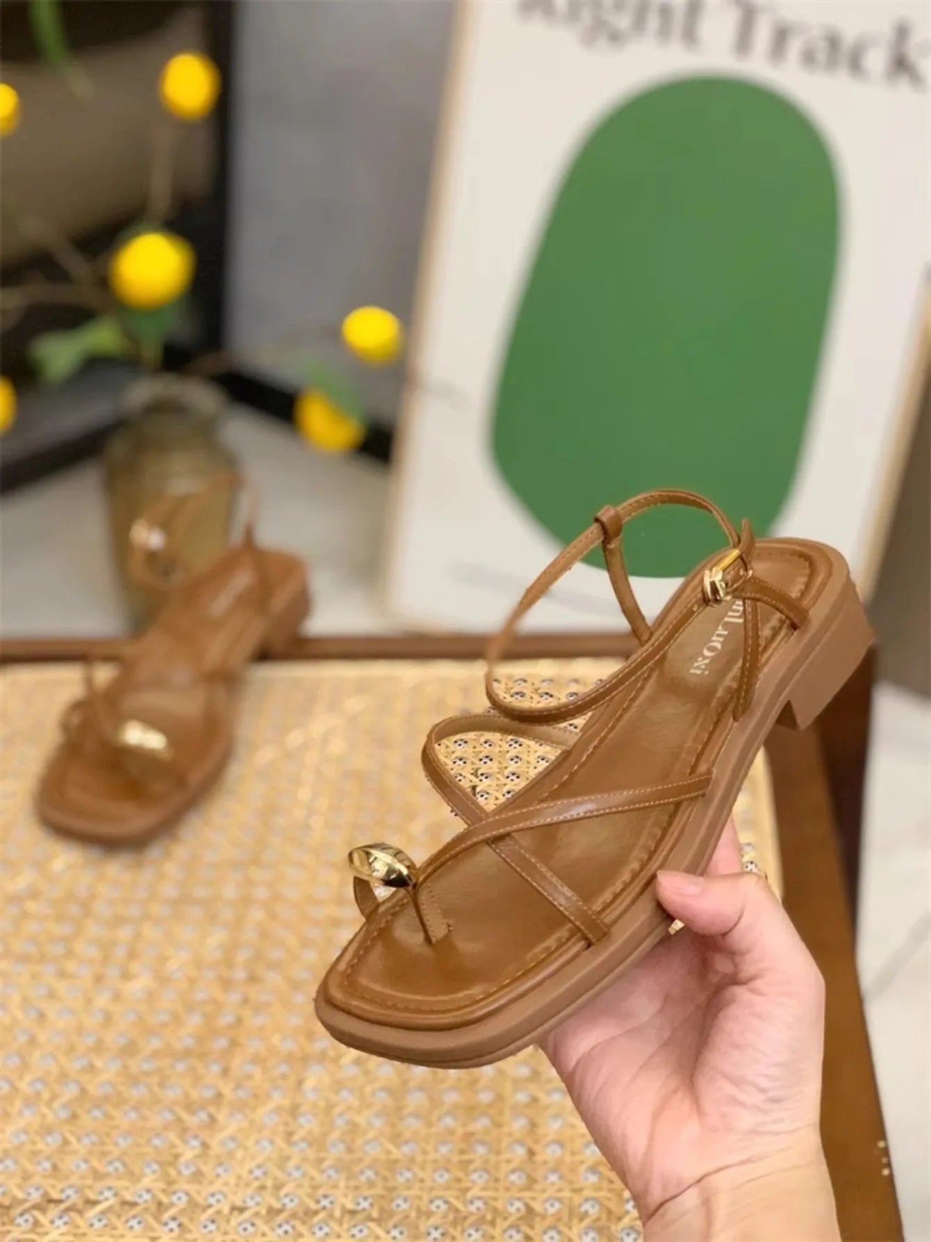 High Heel Sandals for Women New Summer 2025 Girls Low Heel Comfortable Sports and Casual Solid Sandals for Women Sandalias