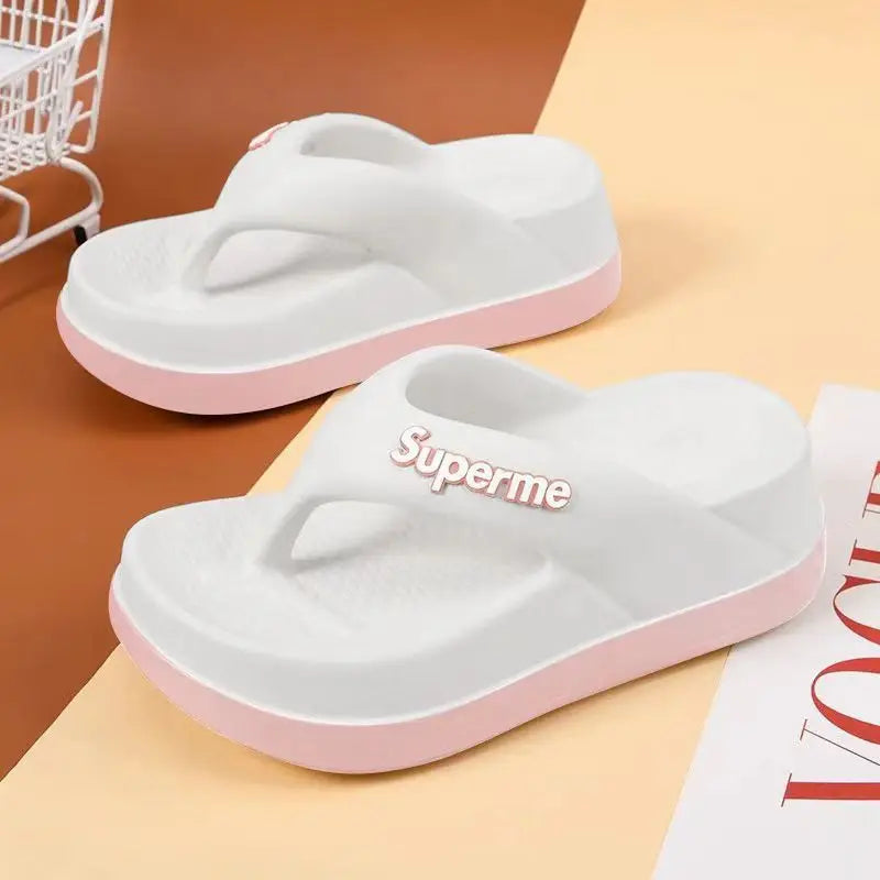 Woman flip flops Popular Design Shoes  trend Casual Platform Sandals non-slip Outdoor slippers Unique features Flat sandals