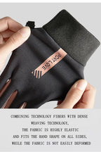 Winter Gloves for Women, Fleece-Lined, Windproof, Cold-Proof, Warm, Touchscreen-Compatible, Non-Slip, for Driving, Riding Motorcycles, Outdoor, Men's Gloves