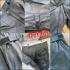 Winter Motorcycle Riding Coldproof Clothing Winter Fashion Waist Designwarm Cotton Jumpsuit,thickened Waterproof Snowmobile Suit