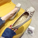 Fashion Flats for Women Boat Shoes Women Flats Elegant Office Ladies Shoes Soft Comfortable Big Size 41 A2272