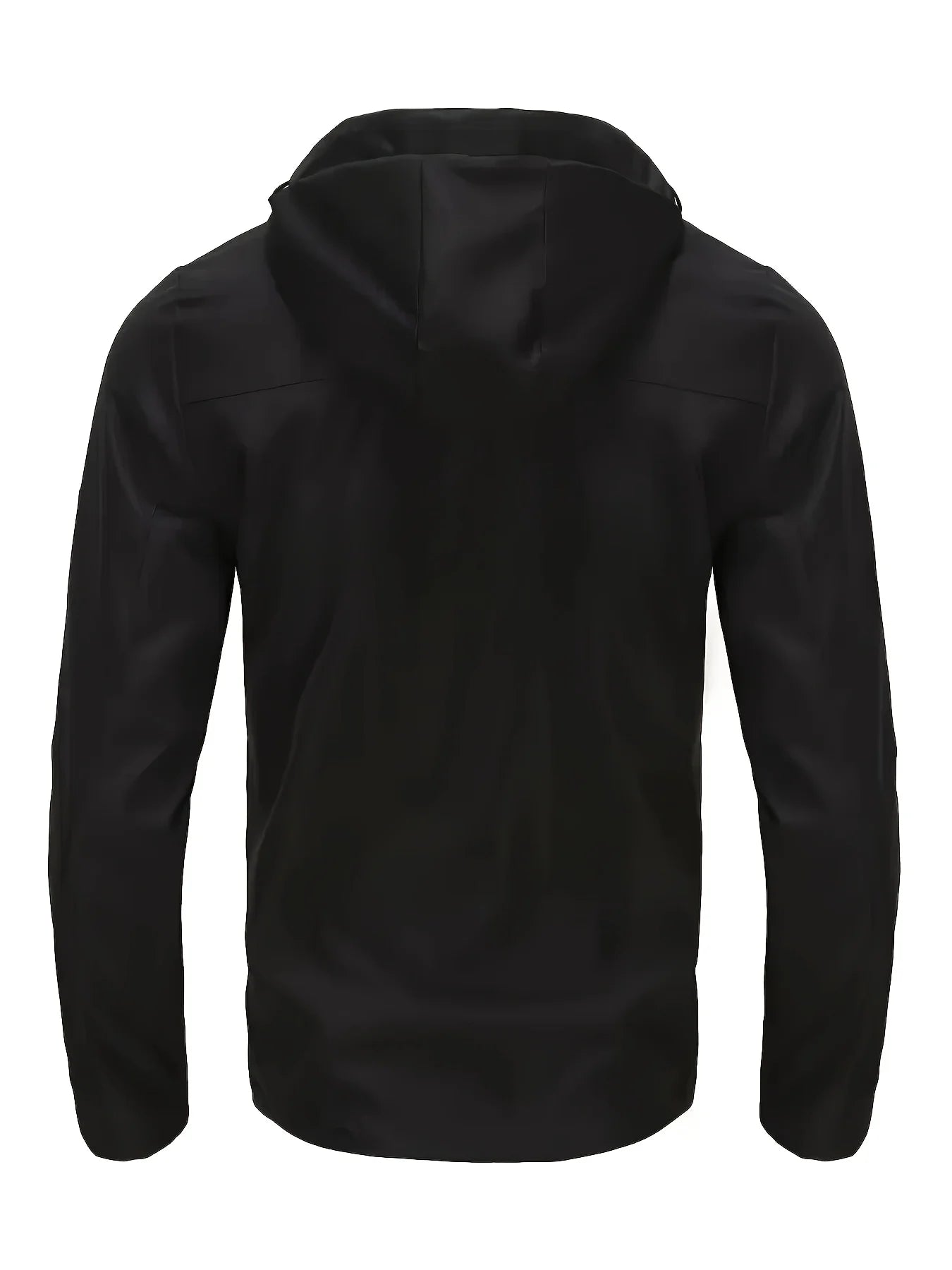 Men's Casual Hooded Jacket |   Sporty and College Style |   Multi-Season Zipper Jacket with Front Pockets |   Regular Version Sleeves, Suitable for Outdoor Activities and Dinner Parties