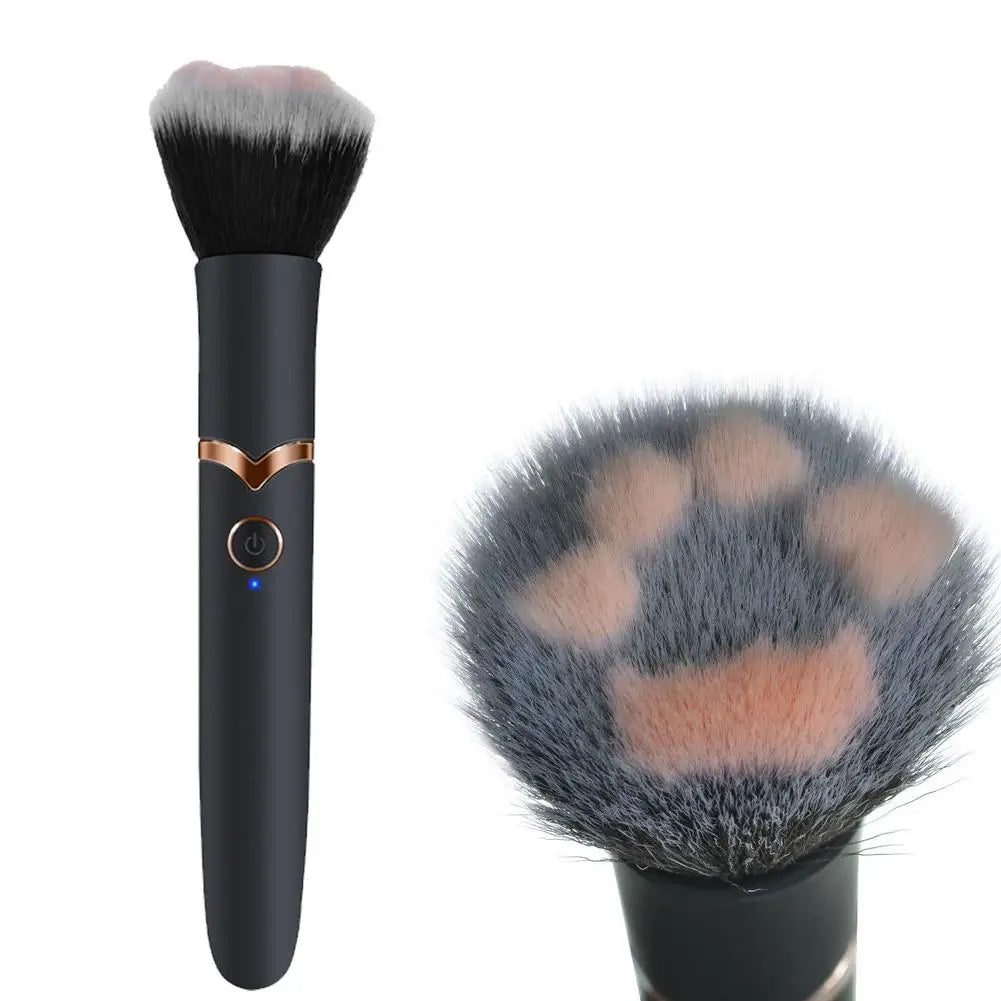 Electric Cosmetic Brush Foundation Blush Loose Powder Brush Tools Multifunctional Vibration Rechargeable Facial Makeup Brushes