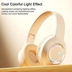 Bluetooth Headphone Wireless Headset Over The Ear High Fidelity Bass Stereo With Microphone Music Gaming Foldable Headsets