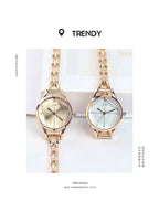 Women's Watches Elegant Woman Watch Quartz Gifts for Women Luxury Fashion Stainless Steel Alloy Women's Wristwatch Accessories