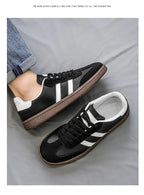 Men's Shoes 2025 Trend Casual Sneakers Comfortable Lace-up Flats Tennis Shoes Breathable Comfortable Walking Joggingshoes