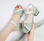 Women's Sandals Novelties 2024 Orthopedic Sandal Woman Elegant Roman Platform Wedge Mirror Luxury Designer Summer Fashion White