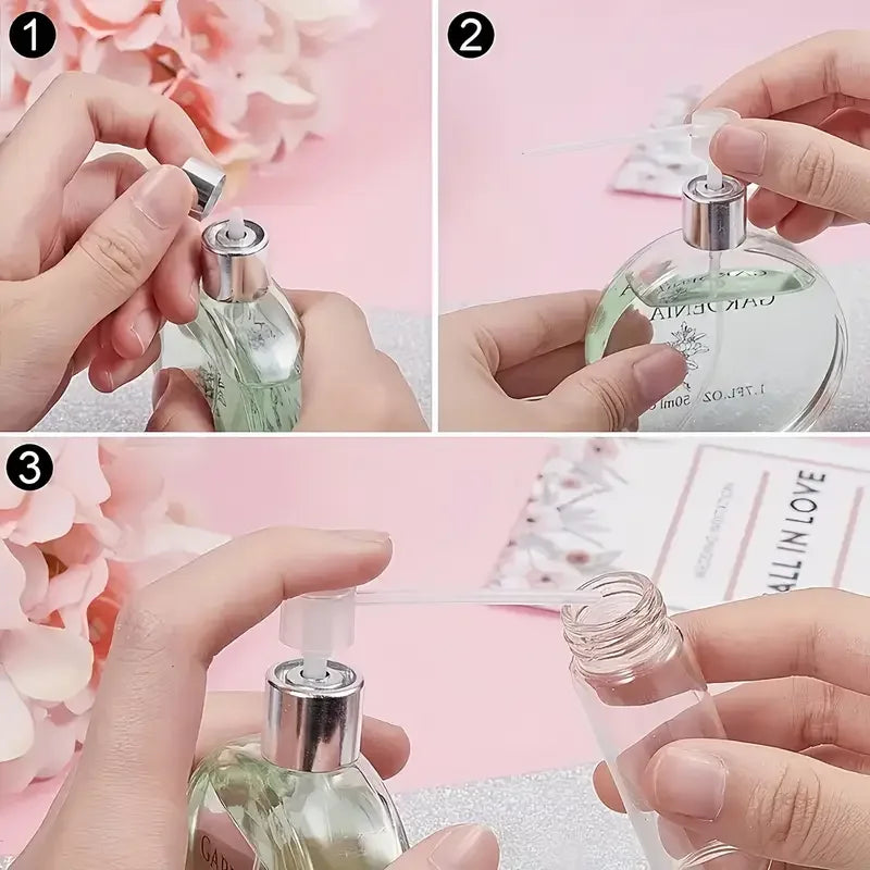 20/40pcs perfume supplement set: plastic funnel, pipette, dropper and syringe-ideal for travel and DIY cosmetics