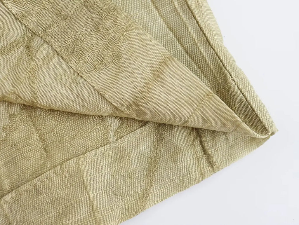 Women Print Long Pants Sets For Women Lapel Half Sleeve Single Breasted Shirts + High Waist Lace-Up Wide Leg Pants