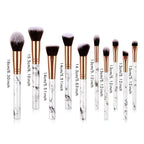 10pcs Set Makeup Brushes Tool Set Cosmetic Powder Eye Shadow Foundation Blush Blending Beauty Maquiagem Beauty Kit for Party