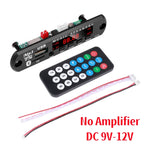Handsfree 80W Amplifier DIY MP3 WAV Decoder Board DC 12V Bluetooth 5.0 USB FM AUX 3.5mm TF Radio For Car Music Speaker Recording
