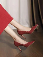 Women High Heels 2025 New Spring Design Pointed Toe Woman Pumps Thin Heels Elegant Nightclub Party Female Shoes Zapatos De Mujer