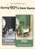 Cosmetics Storage Box Makeup Display Shelf Desktop Dressing Table Jewelry Organizer Box Bathroom Lipstick Skin Care Product Rack