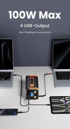 Power Bank 50000mAh 100W PD PPS Super Fast Charging Portable Spare Battery Type-C Retractable Cable Powerbank For Phone Laptop