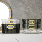 2 Pcs Cosmetics Box Desktop Storage Drawer Stackable Storage Box with Handle Makeup Organizers Basket Poatable Sundries  Rack