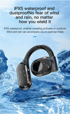 Wireless Headphones Bluetooth Headset With Microphone Bone Conduction Handsfree Noise Canceling Earphones For Driving Audifonos