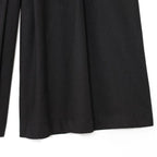 Women's Color Contrasting Stitch Collar Single breasted Straight Tank Top Long Fold Belt Bermuda Shorts Summer New Pants