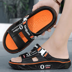 2025 New Men's Slippers Comfortable Soft Mens Beach Shoes Indoor Outdoor Clogs Massage Casual Shoes Non Slip Men Sandals Zapatos