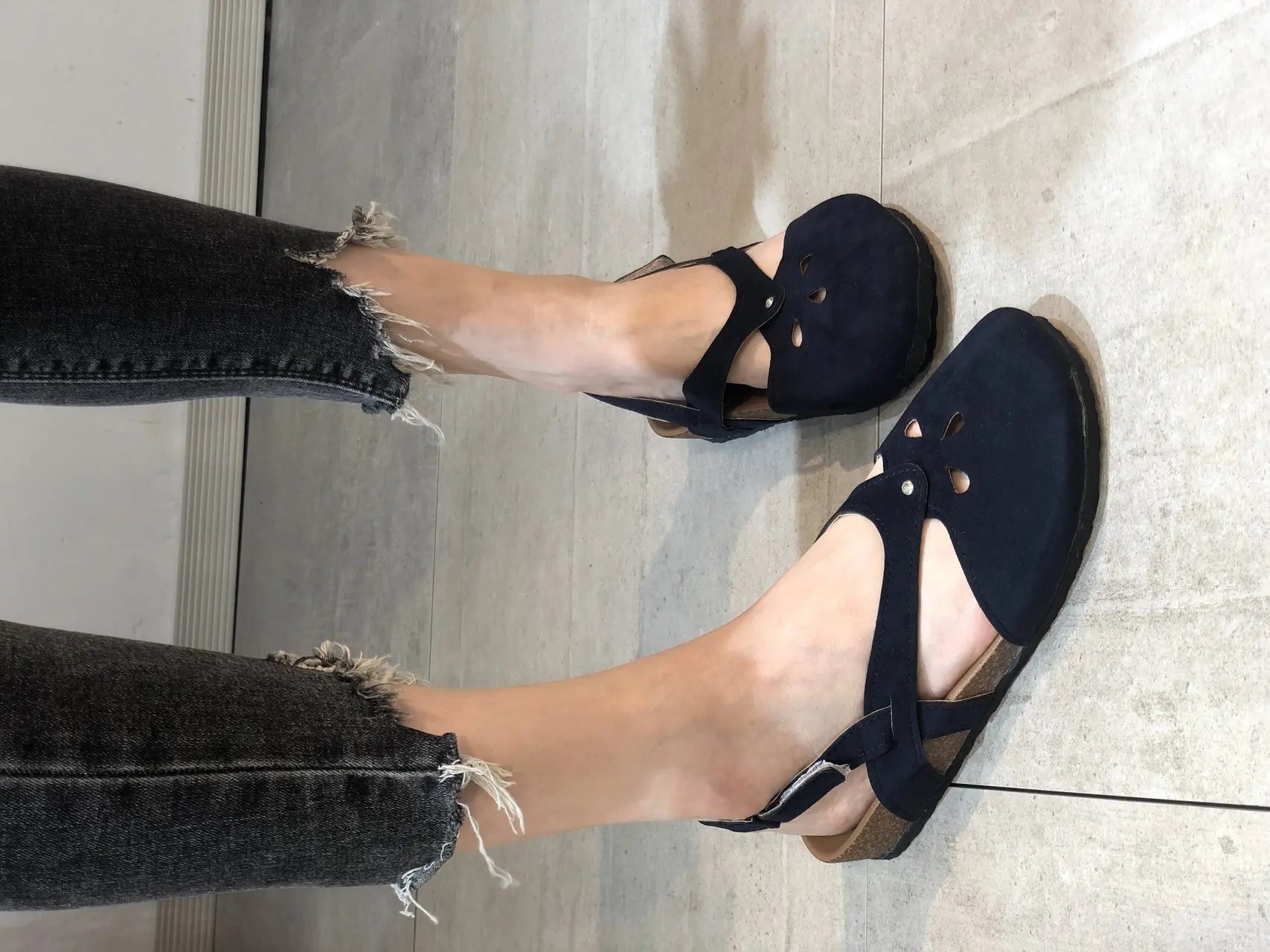 2023Women Sandals Summer Ladies Girls Comfortable Ankle Hollow Round Toe Sandals Woman Soft Beach Sole Female Shoes Plus Size