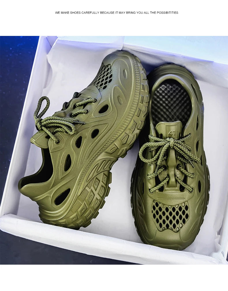 Couple Sandals For Men New Fashion 2025 Summer Outdoor Hole Shoes for Women Sandals Sandalias Hombre Sandalias De Mujer