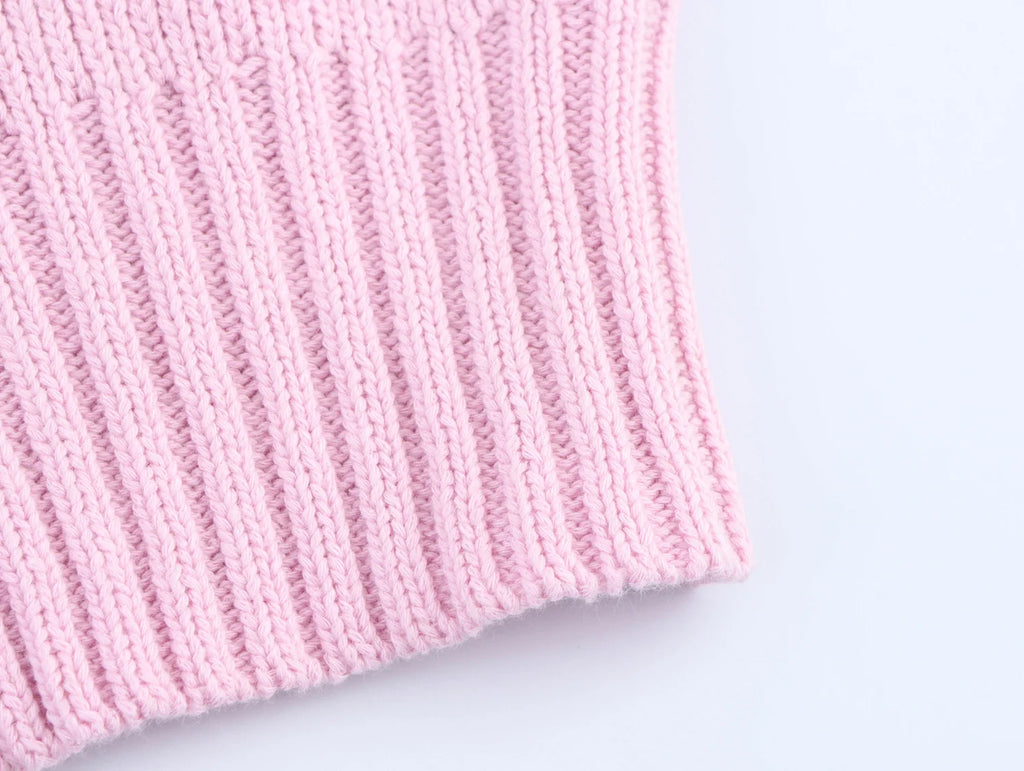 Women Bow Tie Coat Casual Knitted Cardigan Femmes Short Sleeve Women's Clothing Knitwear Outerwears 2142007