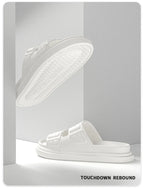 Women's Classy  Slippers for Women at Home in Summer, Comfortable Soft-Soled Non-Slip Outdoor Thick-Soled Casual Lightweight Summer Slippers for Women