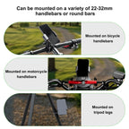 FANAUE Motorcycle Mobile Phone Holder Extension Handlebar Hoop Ball head Base Sports Camera Quick Disassembly Anti-theft