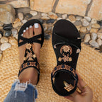 Women Wedge Sandals Bohemia Style Summer Platform Sandals Women Soft Bottom Low Heels Sexy Woman Non-slip Shoes Summer Footwear