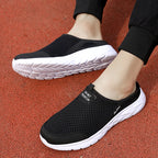 39-47 Men Half Slippers Anti-slip Men's Casual Shoes Lightweight Male Flat Slippers Breathable Fashion Slip on Flats Outdoor