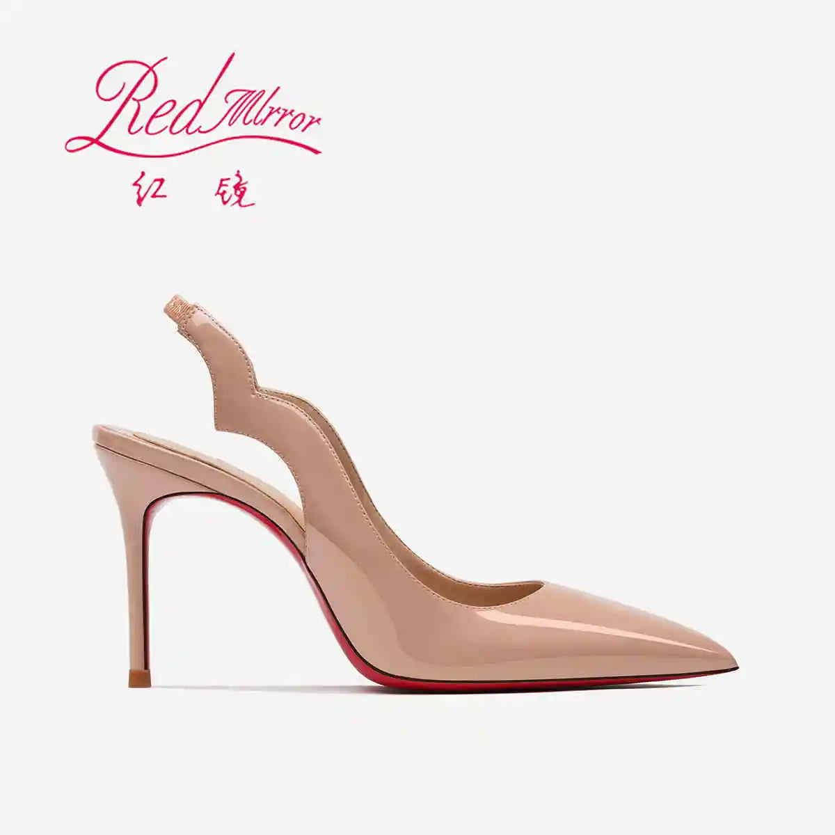 Women heels 2025 New elegant Luxury Brand Pumps woman 2025 High Heels Red Shiny Bottoms sexy Pointed Toe Prom Ladies Shoes Women