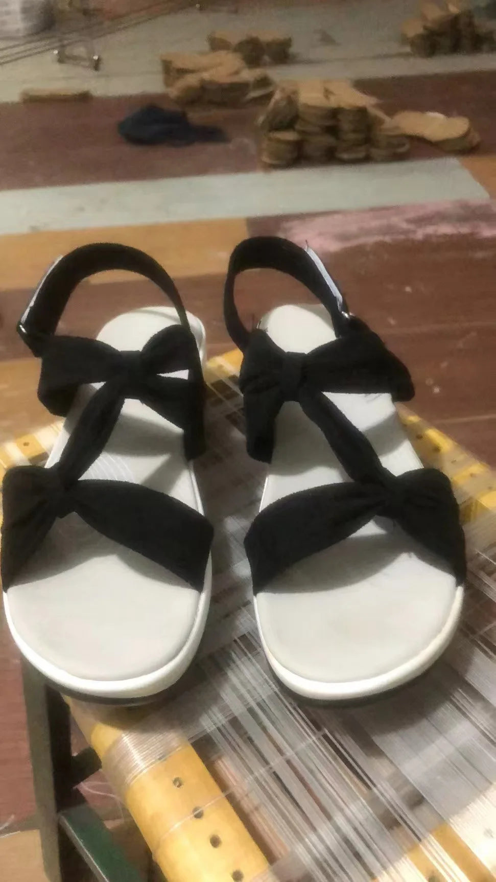 Women's Sandals Platform Sandals Summer Wedges Roman Sandals  Non Slip Beach Shoes Lightweight Sandal Plus Size Bow Women Shoes