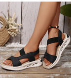 Women's Sandals Casual Summer Women Sandals Soft Heels Sandalias De Mujer 2025 New Summer Shoes Woman Mix Color Footwear Female