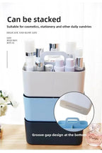 Cosmetics storage box Large capacity household dust dresser Skin care product rack Cosmetic case Desktop finishing box