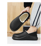 2025 New Men's Slippers - Warm, Thick Soles, Anti-Slip Design, Extra Soft and Comfortable, Wear-resistant Indoor Shoes