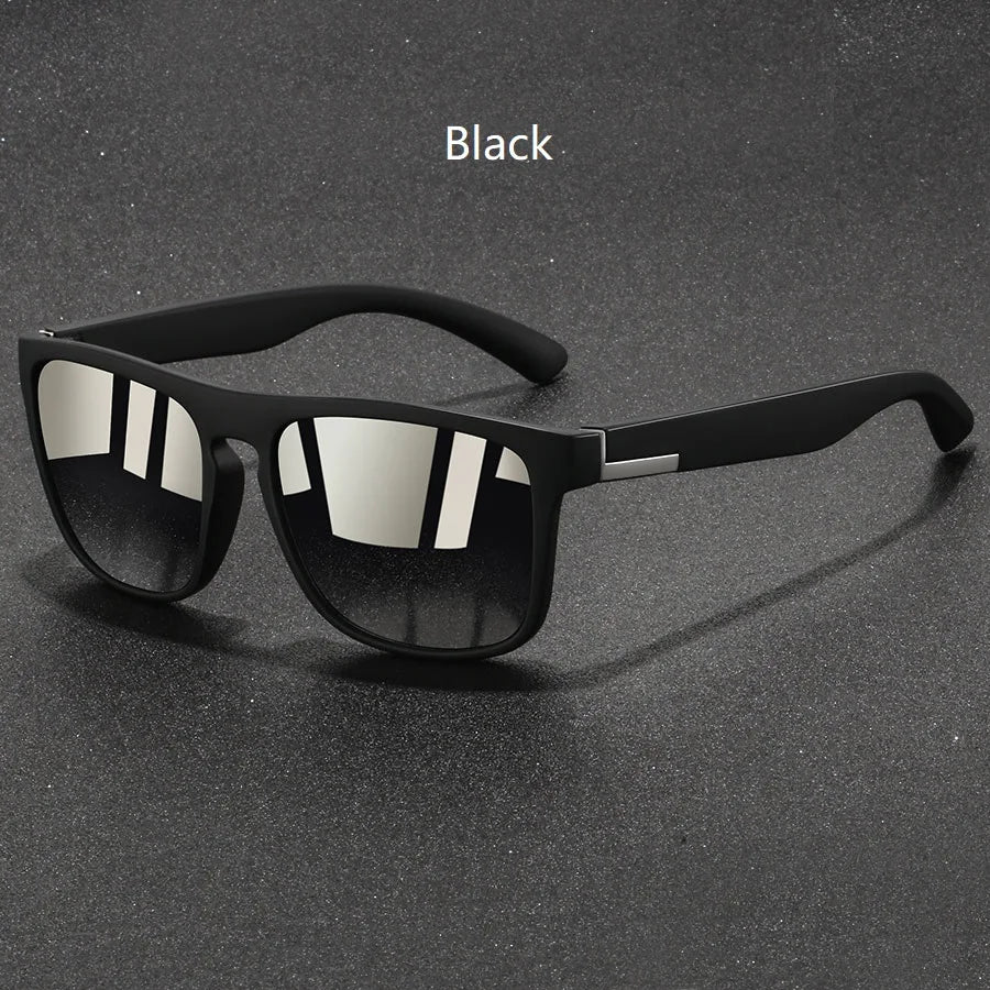 Fashion Vintage Square Sunglasses Men Women Fishing Driving Man Luxury Brand Designer Sun Glasses  Retro Eyewear UV400