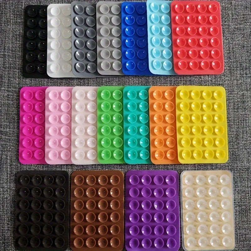 Silicone Suction Cup Phone Mount Hands-Free Mobile Stand Airplane Travel Essential Compatible with Any Smartphone