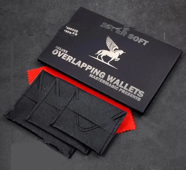 Deluxe Nest Of Wallets (Nesting Wallets) Close up Magic Tricks,Illusion,Magic Accessories,Mentalism,Stage,Comedy,Magician Wallet