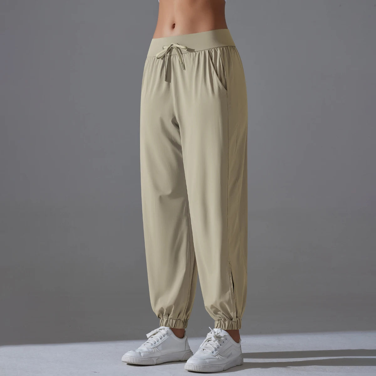 Pants Sports Pants  Wide Legs Slim Fit Breathable Yarn Pants Thin Casual Pants Quick Drying Sweatpants
