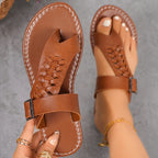 Women's Sandals Flat Sandals Summer Shoes For Woman Flip Flops Beach Slippes Sandalias Mujer Elegant Summer Footwear Female
