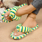 Slippers Winter Shoes for Woman Home Slippers New Fashion Slippers Shoes Flat Heel Flip Flops Plus Size 42 43