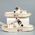 2025 New Men's Slippers Comfortable Soft Mens Beach Shoes Indoor Outdoor Clogs Massage Casual Shoes Non Slip Men Sandals Zapatos