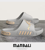 Men's slippers for outdoor wear, summer home, thick soled shower, anti slip sports, cool slippers for cooldown