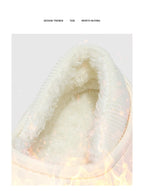 Slippers for Men Add Velvet Heel Covering Non-Slip Wear-resistant Waterproof Couple Women Home Shoes Shoes for Men Warm New