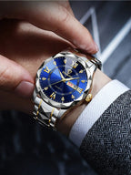 BINBOND 2pcs/Set Couple Watches 30M Waterproof Fashion Diamond Valentine Day Gift Stainless Steel Watch Men Women Quartz Watch