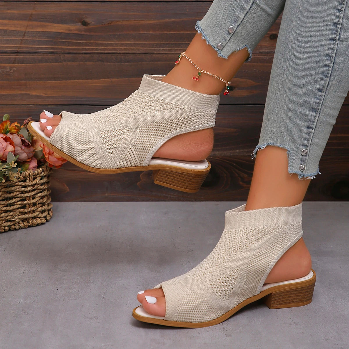 Women Sandals 2024 New Summer Fashion Casual Comfortable Sandals Open Toe Lightweight Outdoor Sandals Women Shoes for Women