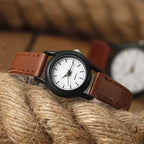 Couples Watches Leather Strap Minimalist Fashion Quartz Wristwatches Multiple Colors for Loved Ones Gift Parejas Reloj