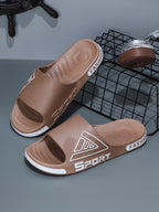 Men's Slippers, Durable for Outdoor Use, Summer Outdoor Wear, Indoor Home, Deodorant, Non-Slip, Bathroom Bathing, Thick-Soled Sandals for Men