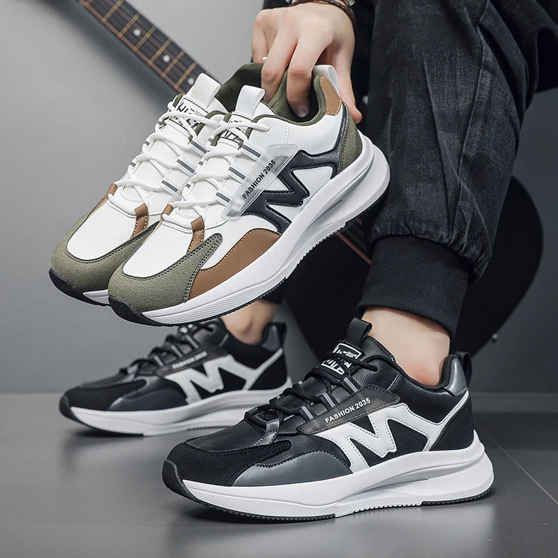 Men's Shoes,Lightweight and Fashionable Sports Shoes with Soft Soles for Casual Wear, Anti-slip and Durable Running Sports Shoes