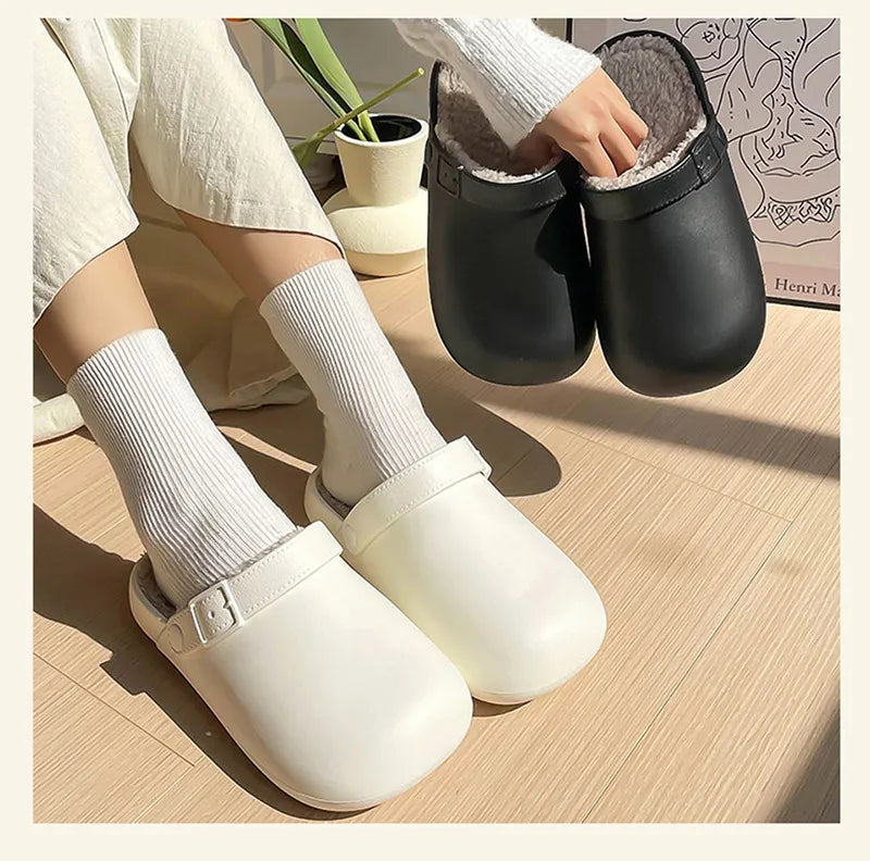 Slippers Woman 2025 Winter Shoes For Women's Home Slippers Winter House Shoes Woman Outwear Indoor Slippers Living Room Shoes