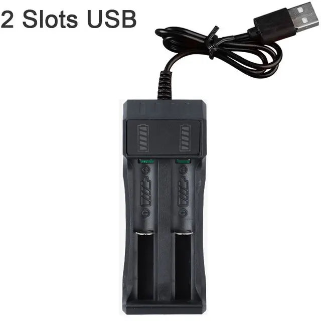 18650 Battery Charger 1 / 2 / 4 Slots Dual For 18650 Charging 4.2V Rechargeable Lithium Battery Charger